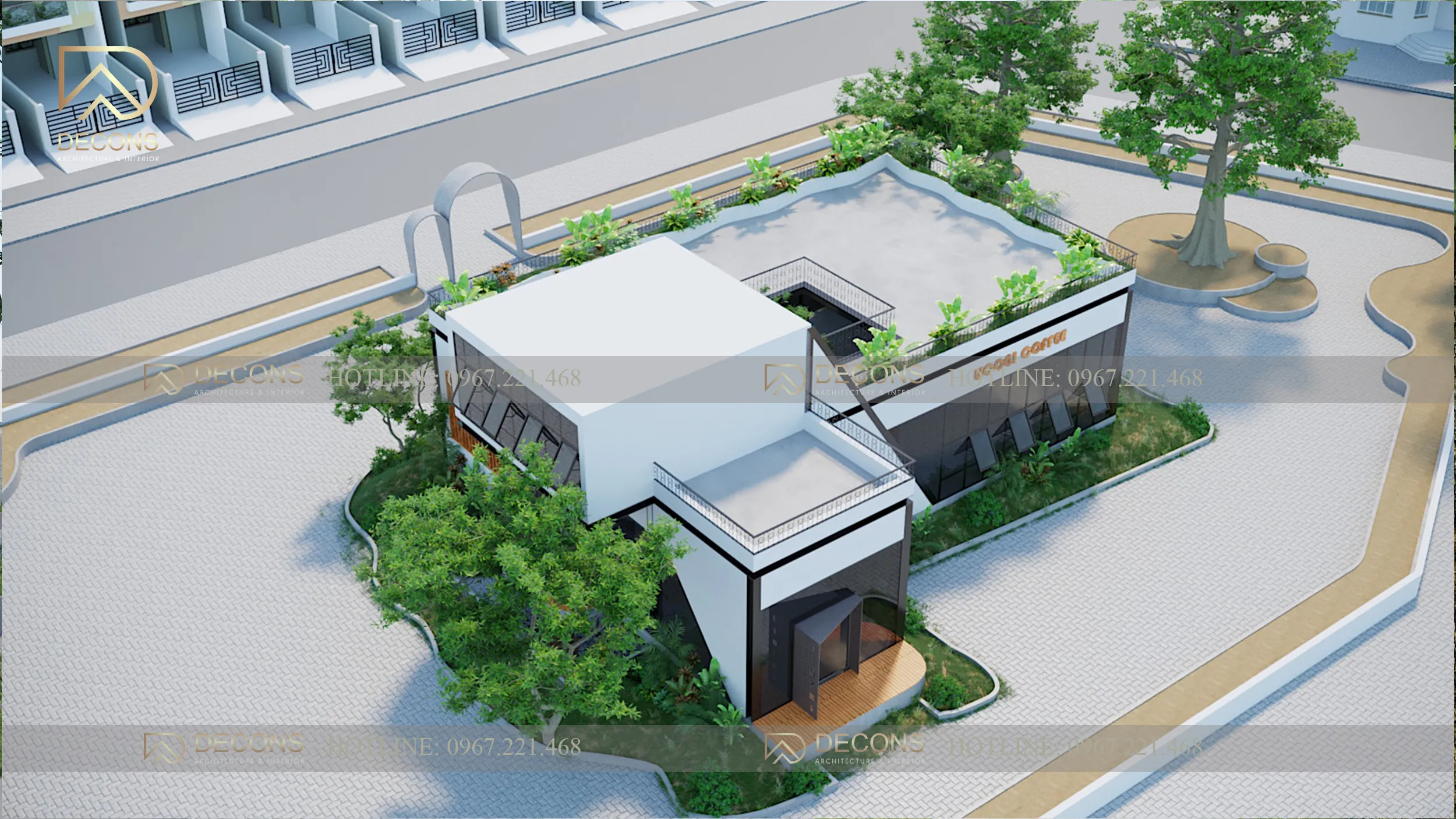 7_11zon Thiết kế nội thất quán cà phê Licogi Việt Trì  thiết kế nhà đẹp Nghệ An