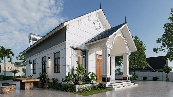 nha-cap-4-gac-lung-dep Nhà cấp 4 tại Hà Tĩnh, nên chọn đơn vị thiết kế xây dựng nào tốt nhất?  thiết kế nhà đẹp Nghệ An