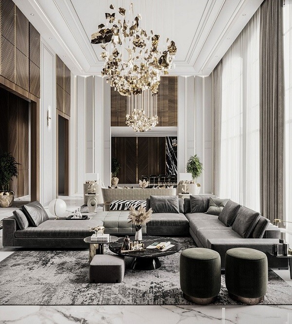 phong-cach-luxurydephd-1 Nội thất kiểu luxury hiện đại tại Vinh - Vẻ đẹp sang trọng và tinh tế trong từng đường nét  thiết kế nhà đẹp Nghệ An
