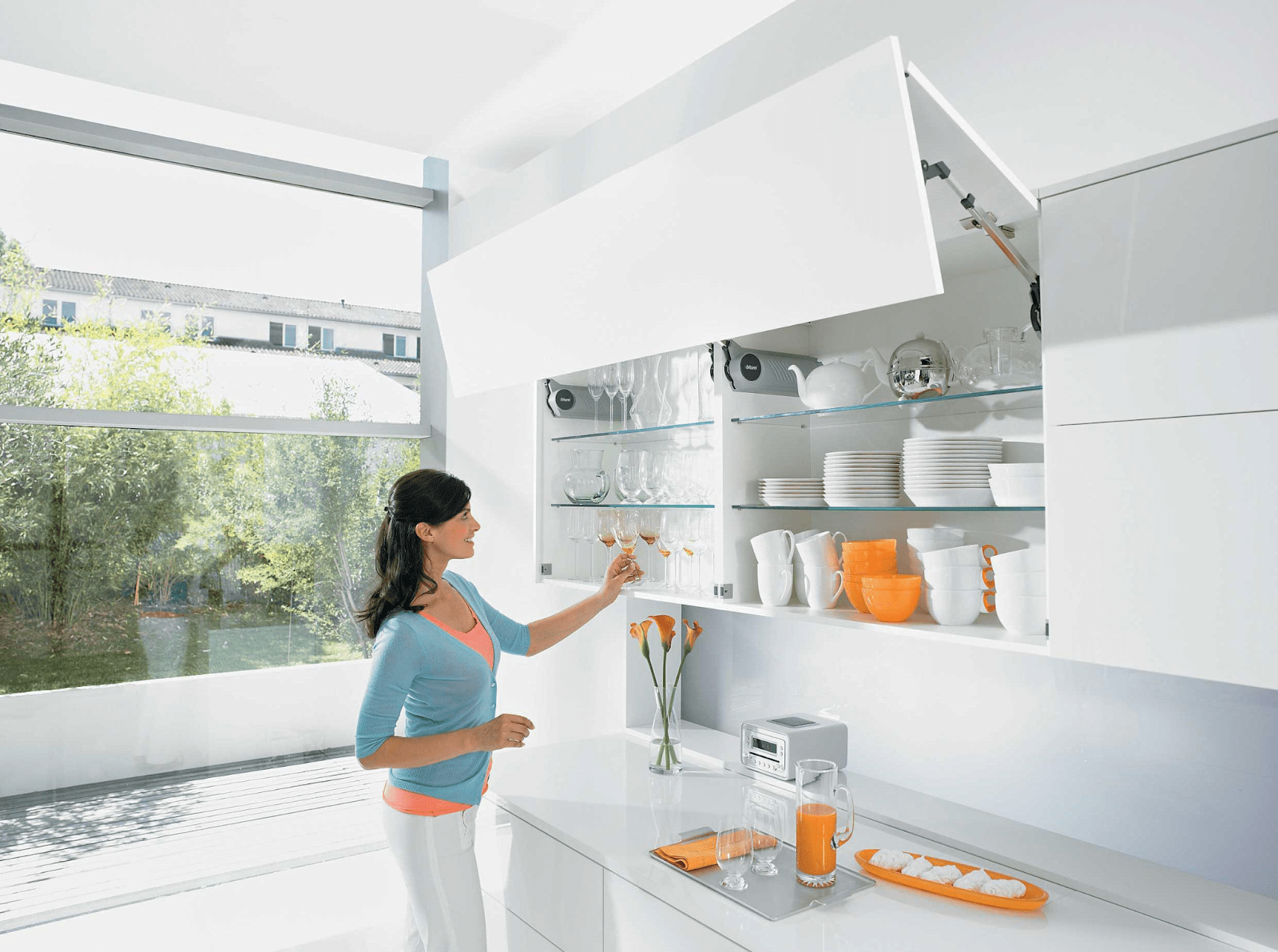 04 Tủ bếp không tay nắm - Xu hướng thiết kế nội thất phòng bếp hiện đại  thiết kế nhà đẹp Nghệ An