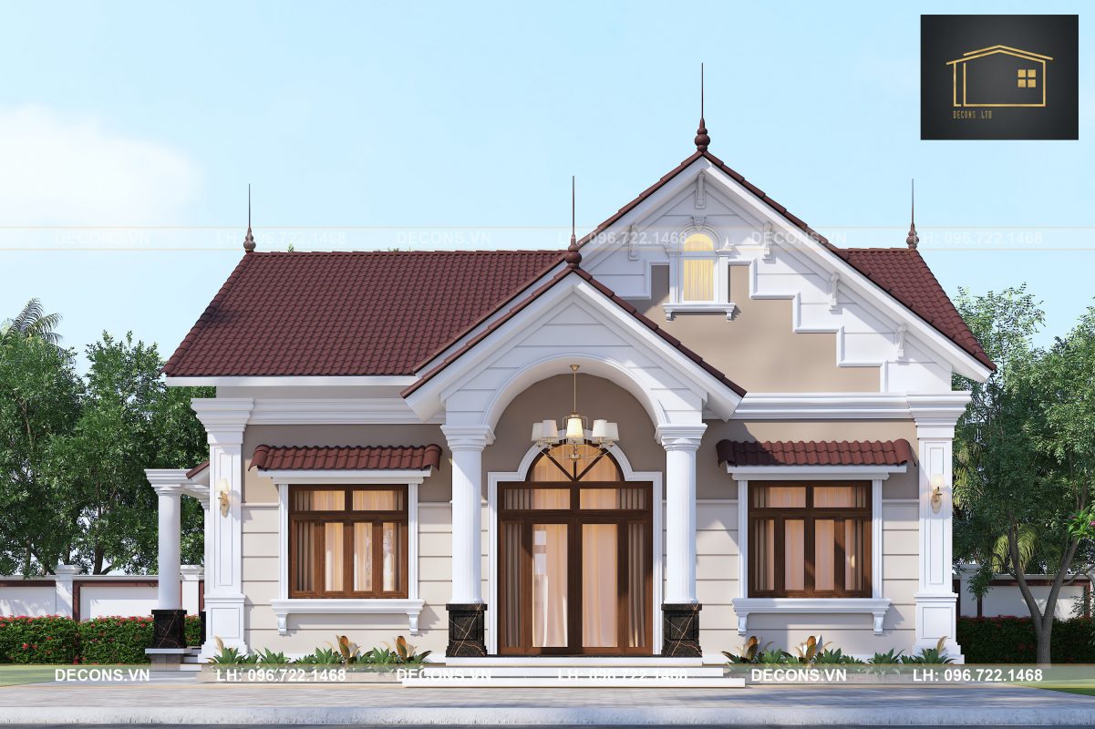 3-4 Dự án biệt thự mái thái Chị Dung -Thái Bình  thiết kế nhà đẹp Nghệ An