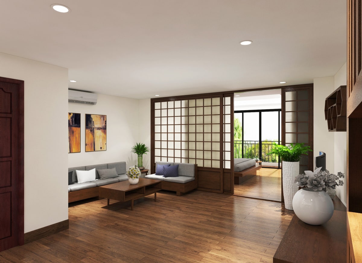 4-18 Thiết kế nội thất chung cư kiểu Nhật  thiết kế nhà đẹp Nghệ An