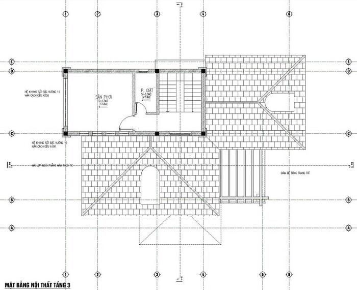 ban-ve-cong-nang-lau-ba Thiết kế biệt thự 3 tầng mái thái 15x10m tại Thủ Đức  thiết kế nhà đẹp Nghệ An