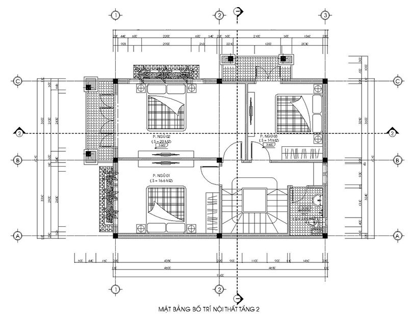 mat-bang-cong-nang-tang-2-1 Mẫu nhà mái thái 2 tầng đang được ưa chuộng hiện nay  thiết kế nhà đẹp Nghệ An