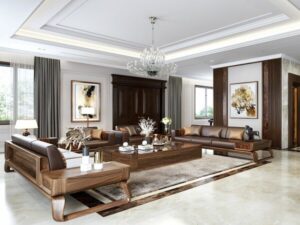 sofa-go-oc-cho-cho-biet-thu-300x225 Nội thất biệt thự Nghệ An, cần lưu ý điều gì khi thiết kế thi công?  thiết kế nhà đẹp Nghệ An