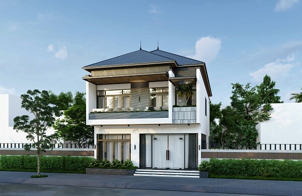 3 Nhà phố hiện đại tại Nghệ An - Thiết kế thi công xây dựng nhà anh Hùng, Hưng Nguyên, Nghệ An  thiết kế nhà đẹp Nghệ An