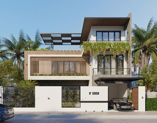 npmb-d Nhà phố mái bằng tại Nghệ An - Thiết kế hiện đại cho không gian sống lý tưởng  thiết kế nhà đẹp Nghệ An